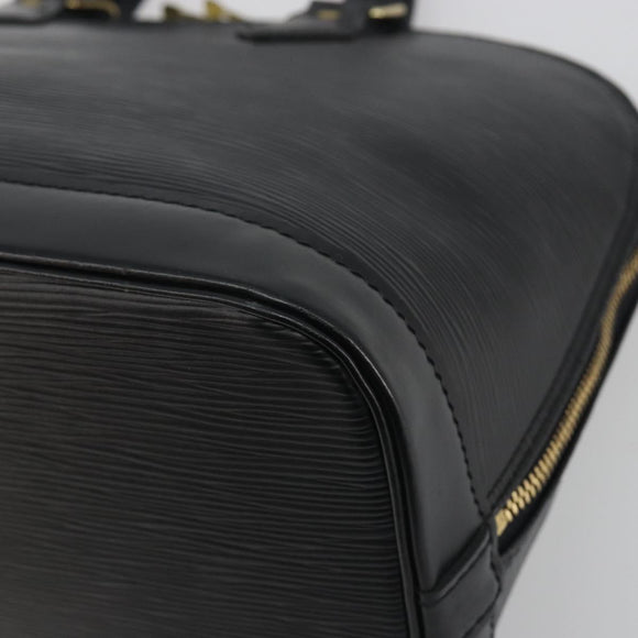 LOUIS VUITTON Epi Alma Hand Bag Noir Black M52142 LV Auth 194869V