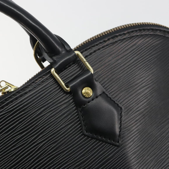 LOUIS VUITTON Epi Alma Hand Bag Noir Black M52142 LV Auth 194869V