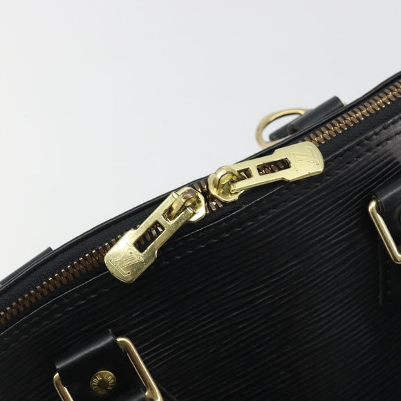 LOUIS VUITTON Epi Alma Hand Bag Noir Black M52142 LV Auth 194869V