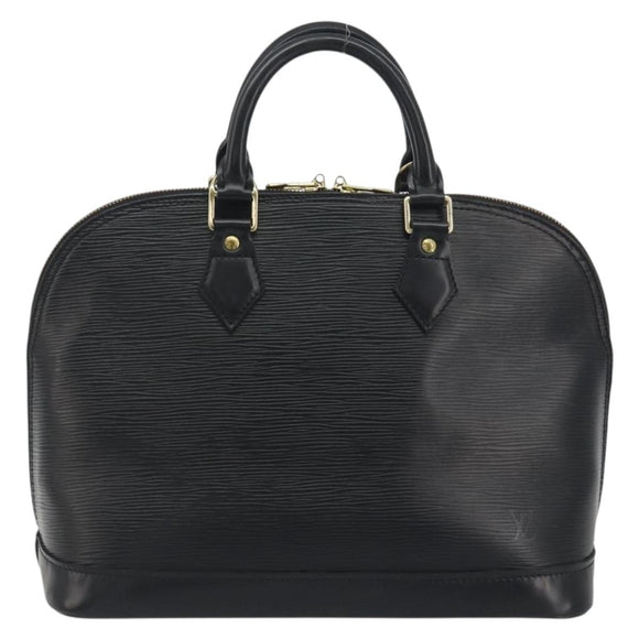 LOUIS VUITTON Epi Alma Hand Bag Noir Black M52142 LV Auth 194869V