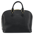 LOUIS VUITTON Epi Alma Hand Bag Noir Black M52142 LV Auth 194869V-2