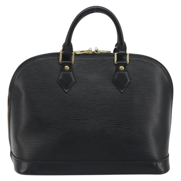 LOUIS VUITTON Epi Alma Hand Bag Noir Black M52142 LV Auth 194869V