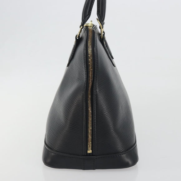 LOUIS VUITTON Epi Alma Hand Bag Noir Black M52142 LV Auth 194869V