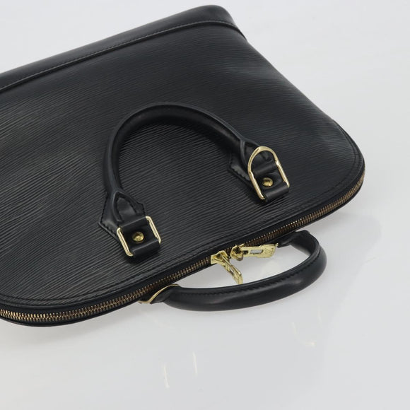 LOUIS VUITTON Epi Alma Hand Bag Noir Black M52142 LV Auth 194869V