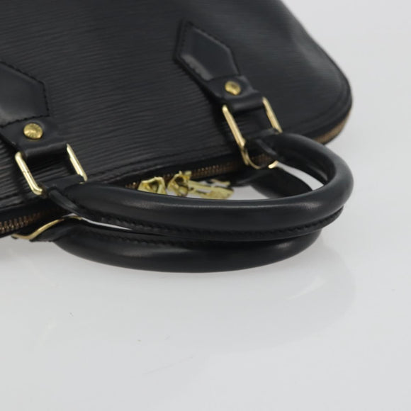 LOUIS VUITTON Epi Alma Hand Bag Noir Black M52142 LV Auth 194869V