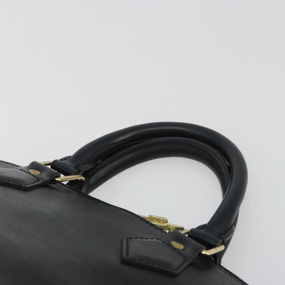 LOUIS VUITTON Epi Alma Hand Bag Noir Black M52142 LV Auth 194869V