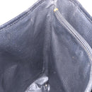 CELINE Macadam Canvas Tote Bag PVC Leather Black Gold Auth 194870V-22