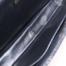 CHANEL Matelasse Double Face Hand Bag Lamb Skin Black Gold CC Auth 194872SAM-33