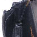 CHANEL Matelasse Double Face Hand Bag Lamb Skin Black Gold CC Auth 194872SAM-35