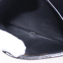 CHANEL Matelasse Double Face Hand Bag Lamb Skin Black Gold CC Auth 194872SAM-36