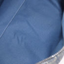 CELINE C Macadam Canvas Hand Bag Blue Silver Auth 194875A-11