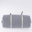 CELINE C Macadam Canvas Hand Bag Blue Silver Auth 194875A-5