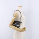 CHANEL Chain Matelasse 2.55 Shoulder Bag Lamb Skin Black Gold CC Auth 194876V-25