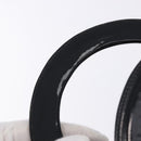 Christian Dior Lady Dior Canage Bag Patent Leather 2way Black Gold Auth 194882-11