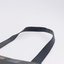 GUCCI GG Canvas Sherry Line Shoulder Bag Navy Gold Auth 194883-8