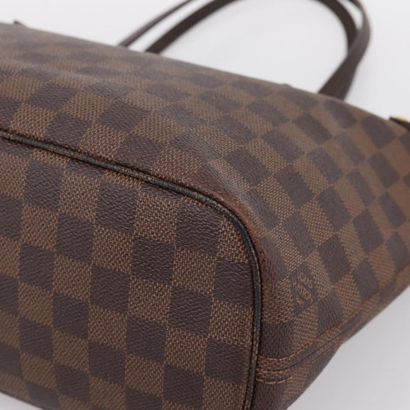 LOUIS VUITTON Damier Ebene Neverfull PM Tote Bag N51109 LV Auth 194884A