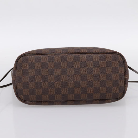 LOUIS VUITTON Damier Ebene Neverfull PM Tote Bag N51109 LV Auth 194884A