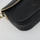 LOUIS VUITTON Suhari Precieux Shoulder Bag Leather Black M91776 Auth 194886SAV-15