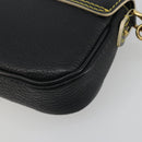 LOUIS VUITTON Suhari Precieux Shoulder Bag Leather Black M91776 Auth 194886SAV-16