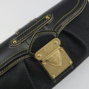 LOUIS VUITTON Suhari Precieux Shoulder Bag Leather Black M91776 Auth 194886SAV-18