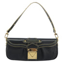 LOUIS VUITTON Suhari Precieux Shoulder Bag Leather Black M91776 Auth 194886SAV-13