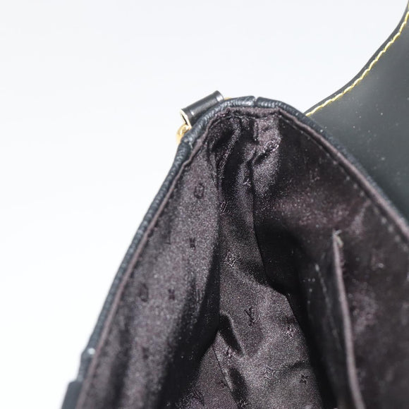 LOUIS VUITTON Suhari Precieux Shoulder Bag Leather Black M91776 Auth 194886SAV