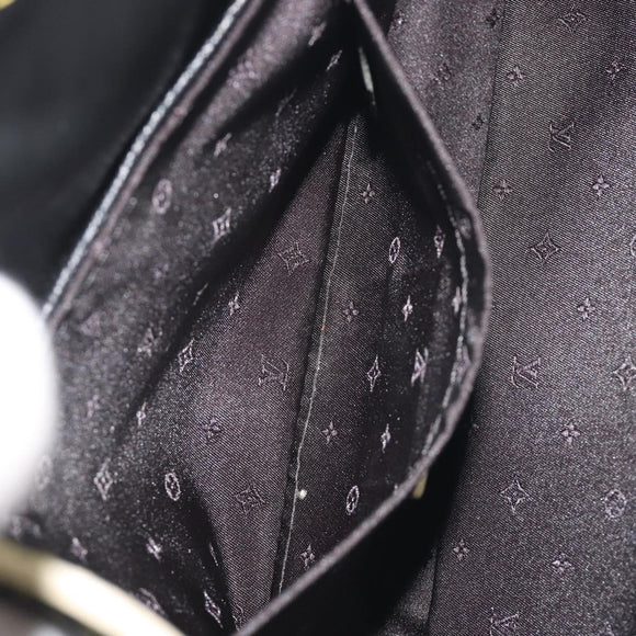 LOUIS VUITTON Suhari Precieux Shoulder Bag Leather Black M91776 Auth 194886SAV