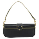 LOUIS VUITTON Suhari Precieux Shoulder Bag Leather Black M91776 Auth 194886SAV-2