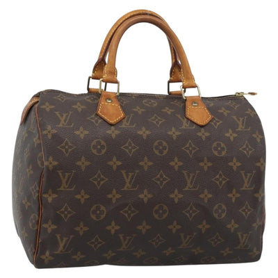LOUIS VUITTON Monogram Speedy 30 Hand Bag M41526 LV Auth 194889