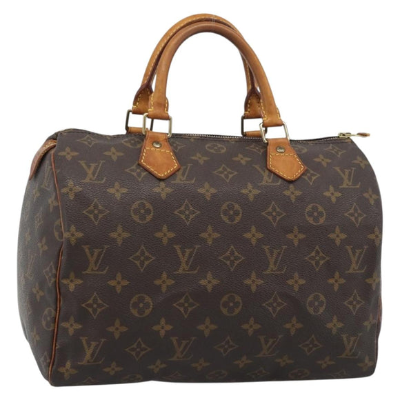 LOUIS VUITTON Monogram Speedy 30 Hand Bag M41526 LV Auth 194889