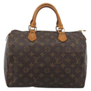 LOUIS VUITTON Monogram Speedy 30 Hand Bag M41526 LV Auth 194889-13