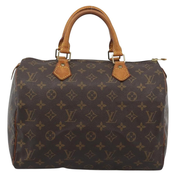 LOUIS VUITTON Monogram Speedy 30 Hand Bag M41526 LV Auth 194889