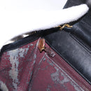 CHANEL Matelasse Chain Shoulder Bag Lamb Skin Black Gold CC Auth 194893-25
