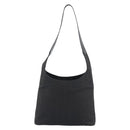 CELINE C Macadam Canvas Shoulder Bag Black Gold Auth 194894A-3