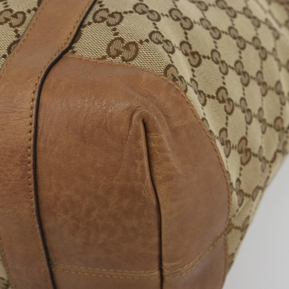 GUCCI GG Canvas Miss GG Tote Bag Beige Silver 336756 Auth 194896V