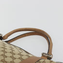 GUCCI GG Canvas Miss GG Tote Bag Beige Silver 336756 Auth 194896V-8