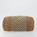 GUCCI GG Canvas Miss GG Tote Bag Beige Silver 336756 Auth 194896V-9