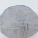LOEWE Hand Bag Leather Light Blue Auth 194900-11