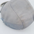 LOEWE Hand Bag Leather Light Blue Auth 194900-13