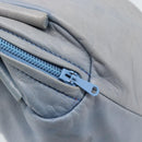 LOEWE Hand Bag Leather Light Blue Auth 194900-14