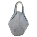 LOEWE Hand Bag Leather Light Blue Auth 194900-2