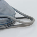 LOEWE Hand Bag Leather Light Blue Auth 194900-7