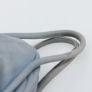 LOEWE Hand Bag Leather Light Blue Auth 194900-8