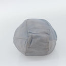 LOEWE Hand Bag Leather Light Blue Auth 194900-9