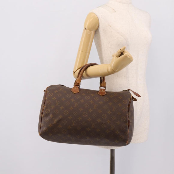 LOUIS VUITTON Monogram Speedy 30 Hand Bag M41526 LV Auth 194906