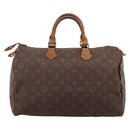 LOUIS VUITTON Monogram Speedy 30 Hand Bag M41526 LV Auth 194906-2