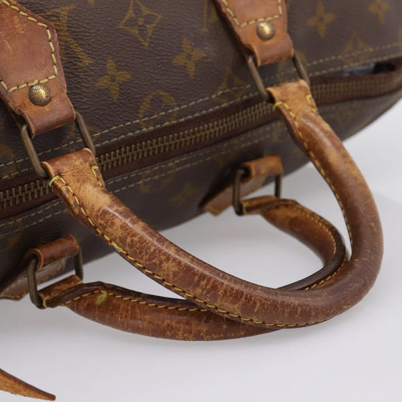 LOUIS VUITTON Monogram Speedy 30 Hand Bag M41526 LV Auth 194906