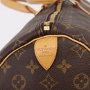 LOUIS VUITTON Monogram Keepall 55 Boston Bag M41424 LV Auth 194909SAV-18