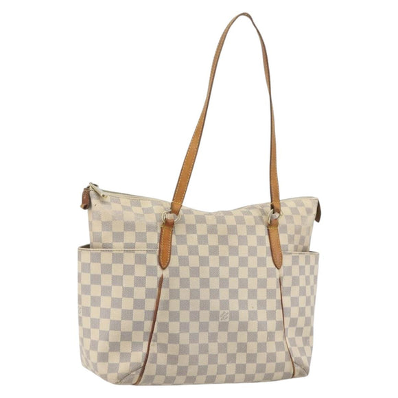 LOUIS VUITTON Damier Azur Totally MM Tote Bag N51262 LV Auth 194915