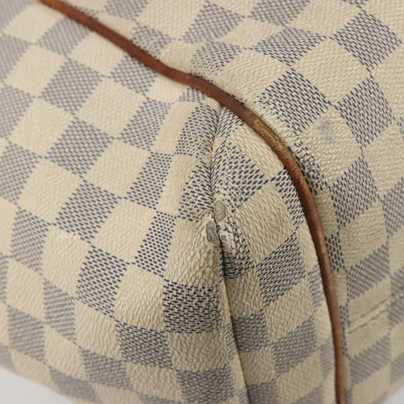 LOUIS VUITTON Damier Azur Totally MM Tote Bag N51262 LV Auth 194915